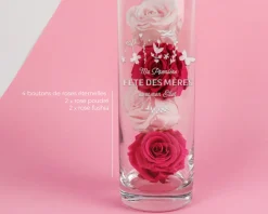Vase personnalisé cylindrique - Première Fête des Mères|Cadeaux.com New