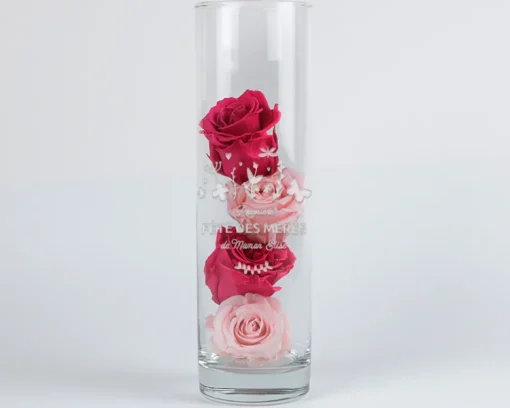 Vase personnalisé cylindrique - Première Fête des Mères|Cadeaux.com New