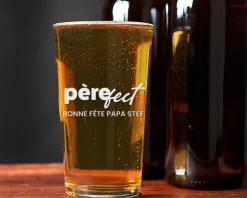Verre à bière personnalisé pinte - Père-fect|Cadeaux.com Outlet