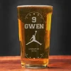 Verre à bière personnalisé prénom - Basket|Cadeaux.com Best