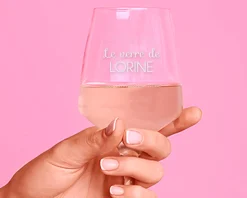 Verre à vin personnalisable - "Le verre de" - Femme|Cadeaux.com Online